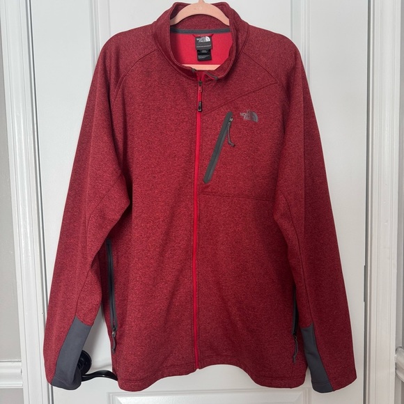 The North Face Other - The North Face Men's Red Zip Up Size XXL Jacket